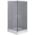 Deante Kyc_442k Firkantet Dusjkabinett 80x80 Cm