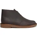 Clarks for man. 26153532 Originals Bushacre 3 brown leather ankle boots (42), Flat, Laces, Casual