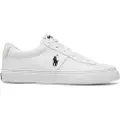 Ralph Lauren for man. 816893734003 RLite Court Leather Sneakers white (44), Flat, Laces, Casual