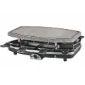 Cloer 6430 - Raclette/varmstein - 1,1 kW - sort
