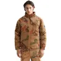 Scotch & Soda Mountain Print Corduroy Pufferjakke
