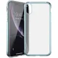 Itskins NANO // ICE - Baksidedeksel for mobiltelefon - polykarbonat, termoplast-polyuretan (TPU), Impacthane - gjennomsiktig, lys blå, krystallklar - 6.1 - for Apple iPhone XR