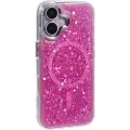 Mtp Products iPhone 16 MagSafe-Epoxy-deksel med glitter paljetter - Varm Rosa