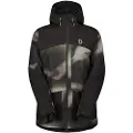 SCOTT Ultimate Dryo Ripstop, Skijakke, Herre, Evening Grey Print/Black