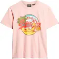 Superdry La Vl Graphic Relaxed Kortarmet T-skjorte