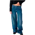 Balmohk Wide Leg Rita Lavmidjede Jeans