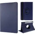 Mtp Products Samsung Galaxy Tab S8 360 Roterende Folio-etui - Mørkeblå