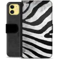 Mtp Products iPhone 11 Premium Lommebok-deksel - Sebra