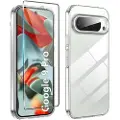 Saii Google Pixel 9/9 Pro Saii 2-i-1 TPU-deksel & Beskyttelsesglass