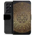 Mtp Products Samsung Galaxy S21 Ultra 5G Premium Lommebok-deksel - Mandala