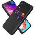 Mtp Products KSQ Samsung Galaxy A70 Deksel med Kort Lomme - Svart