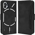 Mtp Products Nothing Phone (1) Lommebok-deksel med Kortholder - Svart