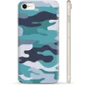 Mtp Products iPhone 7/8/SE (2020) TPU-deksel - Blå Kamuflasje