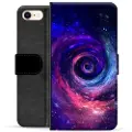 Mtp Products iPhone 7/8/SE (2020)/SE (2022) Premium Lommebok-deksel - Galakse