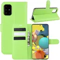 Mtp Products Samsung Galaxy A51 5G Lommebok-deksel med Magnetisk Lukning - Grønn