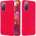 Mtp Products Samsung Galaxy S20 FE 5G Liquid Silikondeksel - Rød