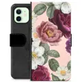 Mtp Products iPhone 12 Premium Lommebok-deksel - Romantiske Blomster