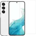 Saii 2-i-1 Samsung Galaxy S23 5G TPU-deksel & Beskyttelsesglass