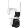Mtp Products ESCAM PT210 PTZ-kamera med to objektiver, toveis lyd og nattsyn i farger - 3MP, WiFi