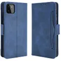 Mtp Products Samsung Galaxy A22 5G, Galaxy F42 5G Lommebok-deksel med Kortholder - Blĺ