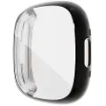 Mtp Products Fitbit Sense 2 Electroplated TPU-deksel - Svart