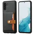 Mtp Products Samsung Galaxy S25 Retro Style Deksel med Lommebok - Svart