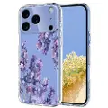Mtp Products iPhone 17 Pro TPU-deksel med blomstermønster - Blåregn
