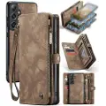 CASEME Samsung Galaxy S24+ 008 2-i-1 Multifunksjonell Lommebok-deksel - Brun