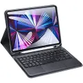 DUX iPad Air 2022/iPad Pro 11 2021 Etui med Bluetooth-tastatur - Svart