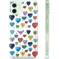 Mtp Products iPhone 12 TPU-deksel - Hjerter