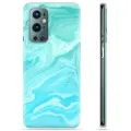 Mtp Products OnePlus 9 Pro TPU-deksel - Blå Marmor