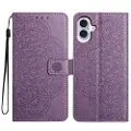 Mtp Products iPhone 16 Plus Mandala Series Lommebok-deksel - Lilla