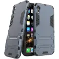 Mtp Products Armor Serien iPhone XR Hybrid-deksel med Stativ - Grå