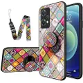 Mtp Products Checkered Pattern OnePlus Nord CE 2 Lite 5G Hybrid-deksel - Fargerik Mandala