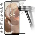 Mtp Products Motorola Edge 50 Full Cover Beskyttelsesglass - Svart Kant