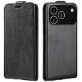 Mtp Products iPhone 17 Pro Vertikalt Flip-Deksel med Kortlomme - Svart