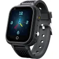 Mtp Products LT21 1,4-tommers IPS-berøringsskjerm Smartklokke for barn Skritteller Sportsklokke Vanntett armbånd med kamera Vekkerklokke Plassering - Svart