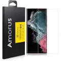 Amorus Samsung Galaxy S22 Ultra 5G Amorus 3D Curved Full Size UV Beskyttelsesglass