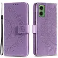 Mtp Products Motorola Moto G35 Mandala Series Lommebok-deksel - Lilla