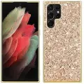 Mtp Products Samsung Galaxy S24 Ultra Glitter Series Hybrid-deksel - Gull