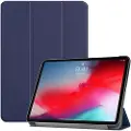 Mtp Products Tri-Fold Series iPad Pro 11 Smart Folio-etui - Mørkeblå