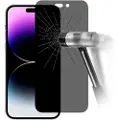 Mtp Products iPhone 15 Beskyttelsesglass - 9H, 0.3mm - Privatliv