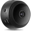 Mtp Products Mini Magnetisk Full HD Hjem Sikkerhetskamera - WiFi, IP - Svart