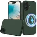 Mtp Products iPhone 16 Liquid Silikondeksel - MagSafe-kompatibel - Mørkegrønn