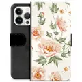 Mtp Products iPhone 13 Pro Premium Lommebok-deksel - Floral