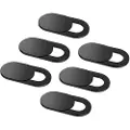 Mtp Products Personvern Kamera Slider Cover - 6 Pcs. - Svart