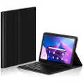 Mtp Products Lenovo Tab M10 Plus Gen 3 Etui med Bluetooth-tastatur - Svart