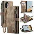 CASEME Samsung Galaxy A56 C30 Multifunksjonell Lommebok-deksel - Brun