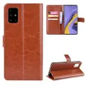 Mtp Products Samsung Galaxy A51 Lommebok-deksel med Magnetisk Lukning - Brun