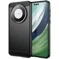 Mtp Products Huawei Mate 60 Pro+ Børstet TPU Deksel - Karbonfiber - Svart